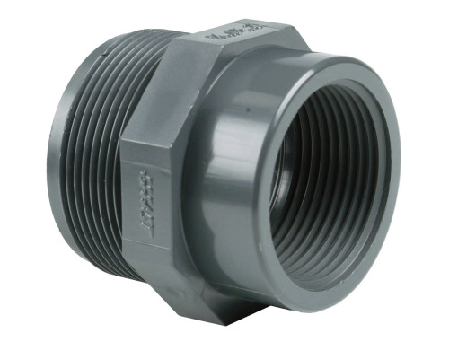 Переходник резьбовой ПВХ Effast RERRIE032B, d1"x1/2"
