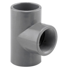 Тройник переходной 90° ПВХ Hidroten 1002225, BP, d50 мм, 1 1/2"