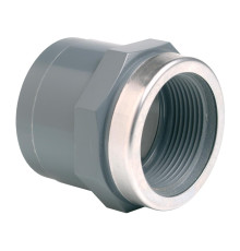 Муфта ПВХ Effast RGRMAR040E переходная, c металлическим кольцом d40x1-1/4"
