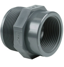 Переходник резьбовой ПВХ Effast RERRIE040B, d1-1/4"x1/2"