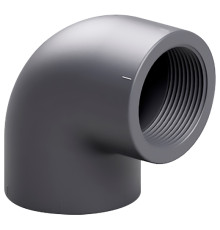 Колено ПВХ Effast RGRGOG020B 90° переходное, с внутренней резьбой d20x1/2"