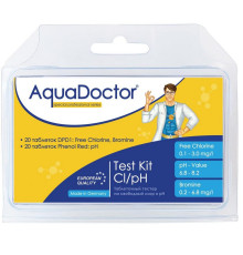 Тестер для басейна AquaDoctor Test Kit Cl/pH