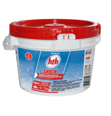 Хлор шок hth 5кг, в порошку 75-78%, SHOCK powder, не стабілізований хлор, США 