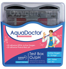 Тестер для басейна AquaDoctor Test Box O2/pH