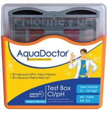 Тестер для басейна AquaDoctor Test Box Cl/pH