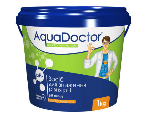 Хімія для басейна AquaDoctor pH Minus 1 кг