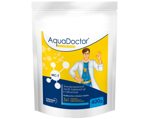 Хімія для басейну AquaDoctor MC-T 0.4 кг (таблетки по 200 г)