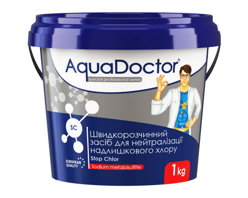 Хімія для басейна AquaDoctor SC Stop Chlor - 1 кг