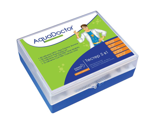 Тестер для бассейна AquaDoctor 5 в 1