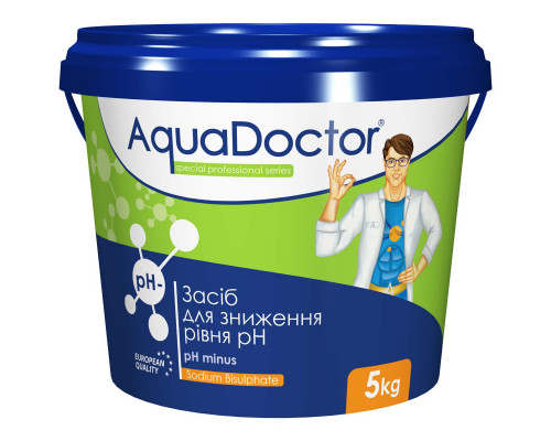 Хімія для басейна AquaDoctor pH Minus 5 кг