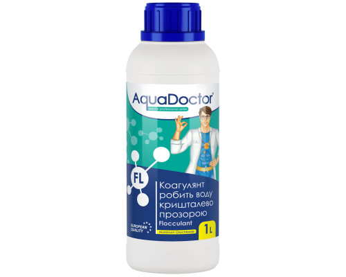Хімія для басейну AquaDoctor FL Коагулянт рідкий 1 л