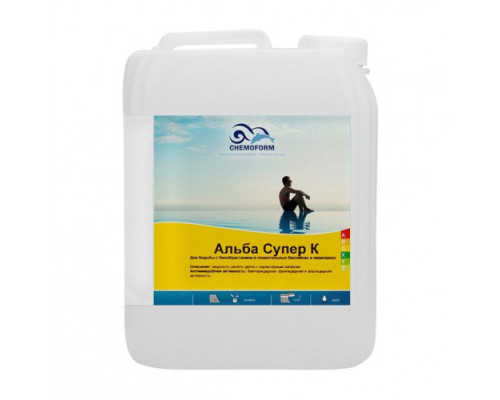 Хімія для басейна Альгіцид Alba Super К, Chemoform, 30 л