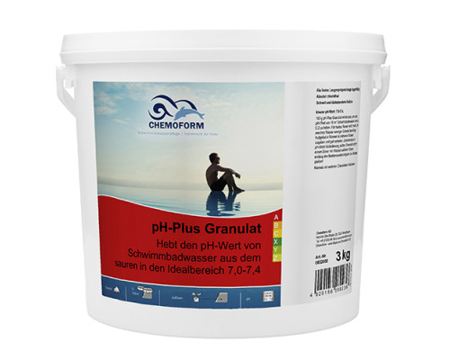 Хімія для басейна Препарат для підвищення рівня pH-Regulator Plus, 3кг, Chemoform