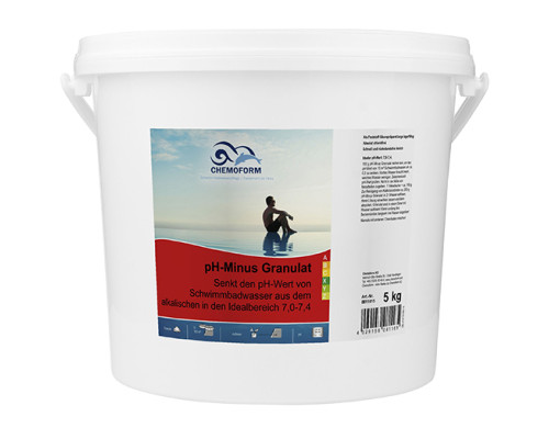 Хімія для басейну Препарат pH-Regulator Minus, 5кг гранули, Chemoform