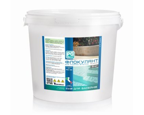 Хімія для басейна PG-44 Флокулянт 5кг в табл. 100г Floc super, Barchemicals
