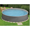 Бассейн каркасный 4.6x1.2 м без фильтра, AZURO 402 DL RATTAN