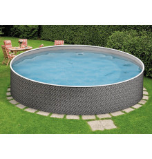Басейн каркасний 4.6x1.2 м без фільтру, AZURO 402 DL RATTAN 