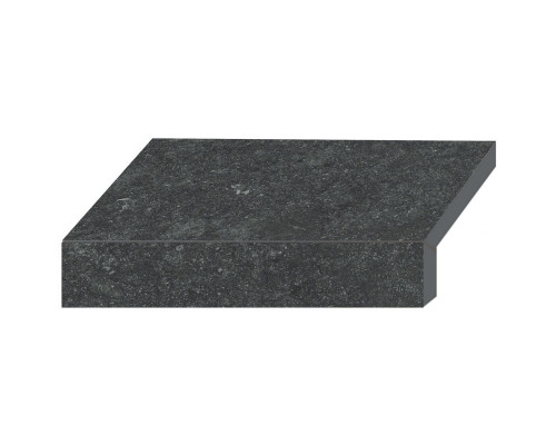 Керамограніт для басейну Бортова Г-подібна плитка Aquaviva Stellar Dark Grey, 600x345x50(20) мм