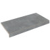 Керамограніт для басейну Бортова Г-подібна плитка Aquaviva Granito Gray 595x345x50(20) мм