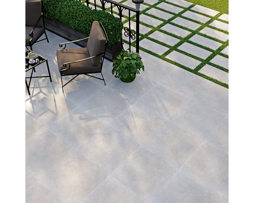 Плитка для террасы Aquaviva Granito Gray, 595x595x20 мм