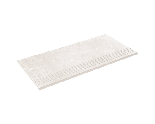 Керамограніт для басейну Бортова плитка пряма Aquaviva Granito Light Gray, 595x289x20 мм