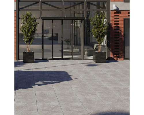 Плитка для террасы Aquaviva Stellar Grey, 600x600x20 мм