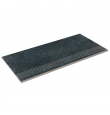 Бортова плитка пряма Aquaviva Granito Black, 595x289x20 мм