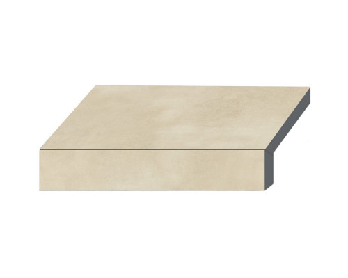 Керамограніт для басейну Бортовая Г-образная плитка Aquaviva Patio Beige, 600x345x50(20) мм