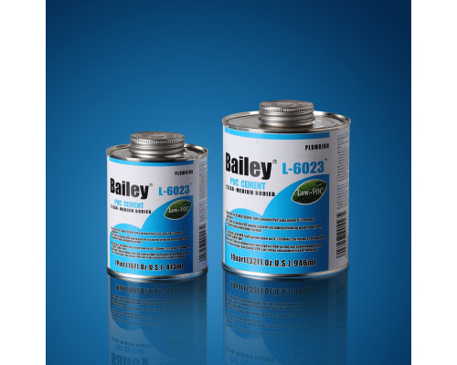 Клей для труб ПВХ Bailey L-6023 946 мл