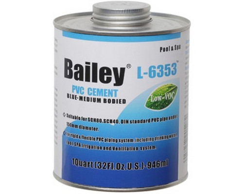 Клей для труб ПВХ Bailey L-6353 237 мл