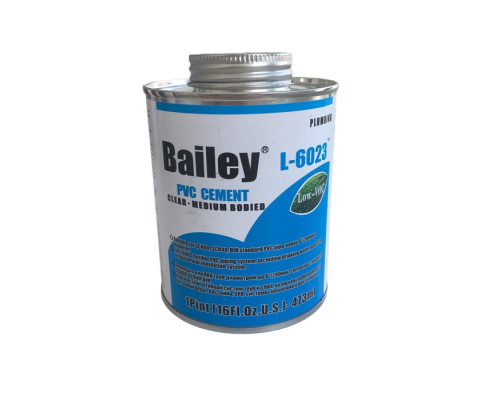Клей для труб ПВХ Bailey L-6023 473 мл
