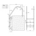 Лестница для бассейна Kripsol Munich EMI 3.D (3 ступени), AISI-304