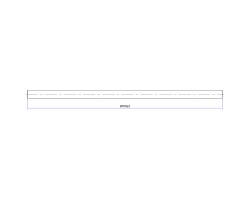 Поручень для бассейна Emaux L200 (200 см), AISI-304