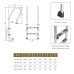 Лестница для бассейна Emaux Mixta NSF315-SR (3 ступени), AISI-304