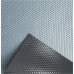 Солярное покрытие Aquajoy Platinum Bubbles Gray 500 мкм, ширина 4 м (50 пог. м), серебристый/серый