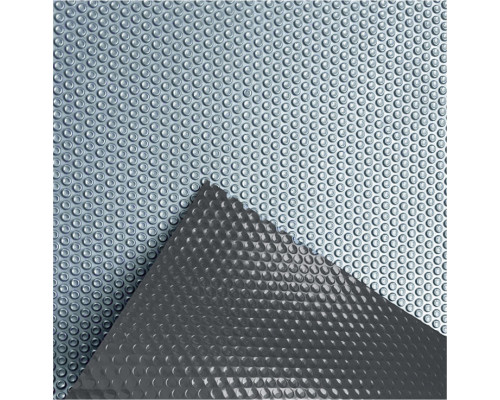 Солярное покрытие Aquajoy Platinum Bubbles Gray 500 мкм, ширина 3 м (50 пог. м), серебристый/серый
