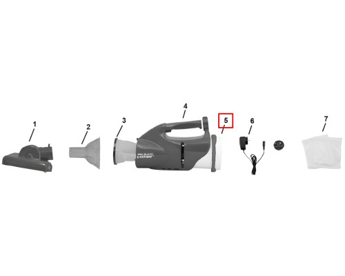 Запасной мотор Water Tech Lithium 7.4 В с зарядным устройством для Catfish