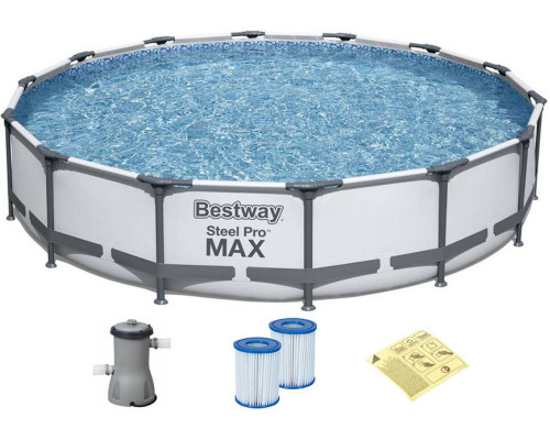 Каркасный бассейн Bestway 56595 (427х84 см) с картриджным фильтром
