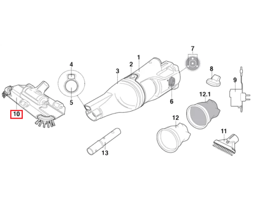 Щетка-насадка Kokido для пылесоса Voltera EV35/55 (EV35-11)