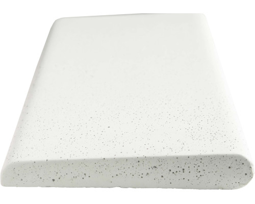 Копинговый камень Aquazone Tuff 250x500x50-25 мм, белый (пористый)