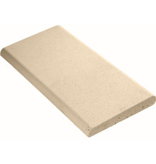 Копинговый камень Aquazone Tuff 250x500x50-25 мм, бежевый (пористый)