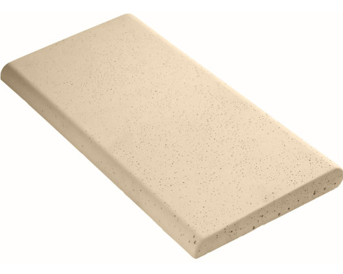 Копинговый камень Aquazone Tuff 250x500x50-25 мм, бежевый (пористый)
