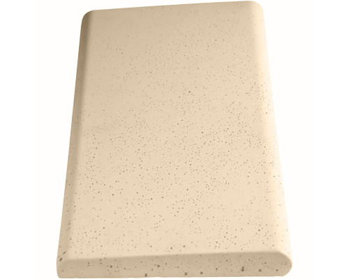 Копинговый камень Aquazone Tuff 250x500x50-25 мм, бежевый (пористый)