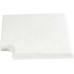 Угловой копинговый камень Aquazone Tuff 250x300x50-25 мм, белый (пористый)