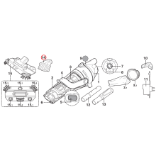 Щетка угловая для насадки Kokido для пылесоса Voltera EV56