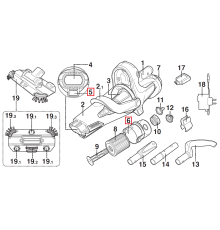 Ниша под картридж Kokido для пылесоса Voltera EV60 (EV60ASM02)