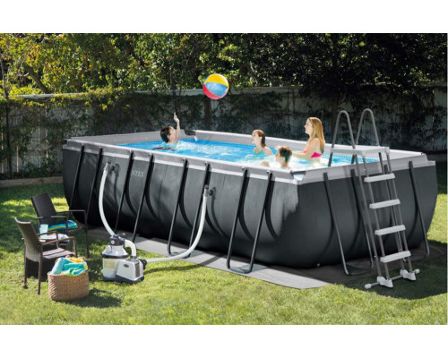 Каркасный бассейн Intex 26364 ULTRA XTR (732х366х132 см) с песочным фильтром, лестницей, подложкой и тентом
