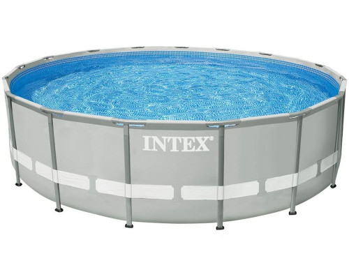 Каркасный бассейн Intex 26756 Premium (610х132 см) с картиджным фильтром, лестницей, подложкой и тентом