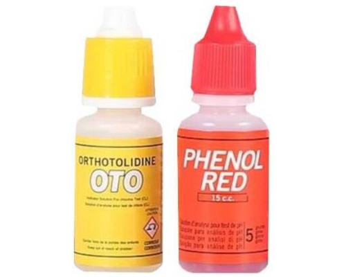 Набор жидкостей для капельного тестера AquaDoctor Basic Cl/pH