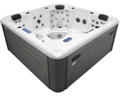 СПА-бассейн Aquajoy Santorini (220х220х95 см), Серебристо-белый мрамор